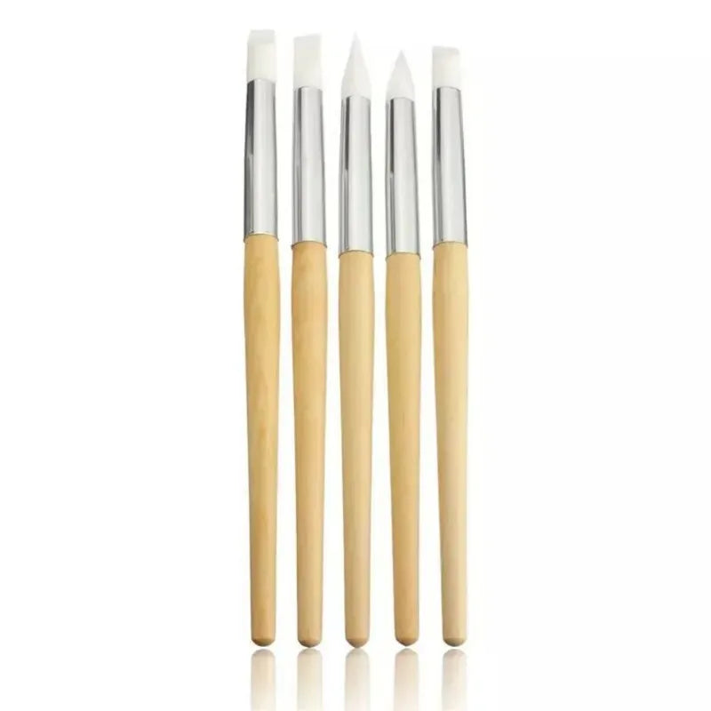 5 Pcs High Quality Silicone Embossing Tools