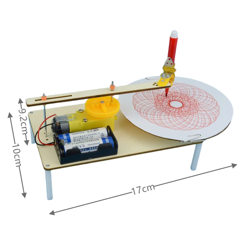 Spiral Art-O-Bot: DIY Drawing Robot Kit